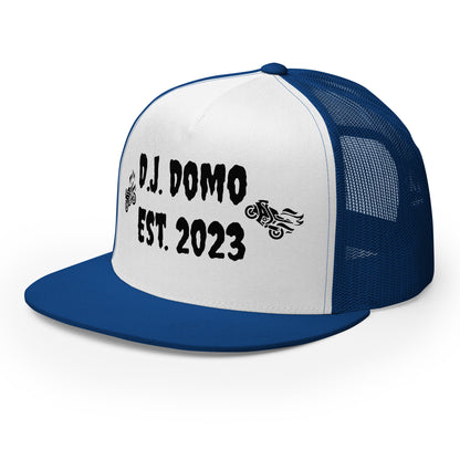 D.J. Domo "Biker" Trucker Cap Multi Color/Black