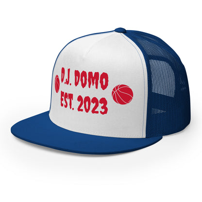 D.J. Domo "Basketball" Trucker Cap Multi Color/Red