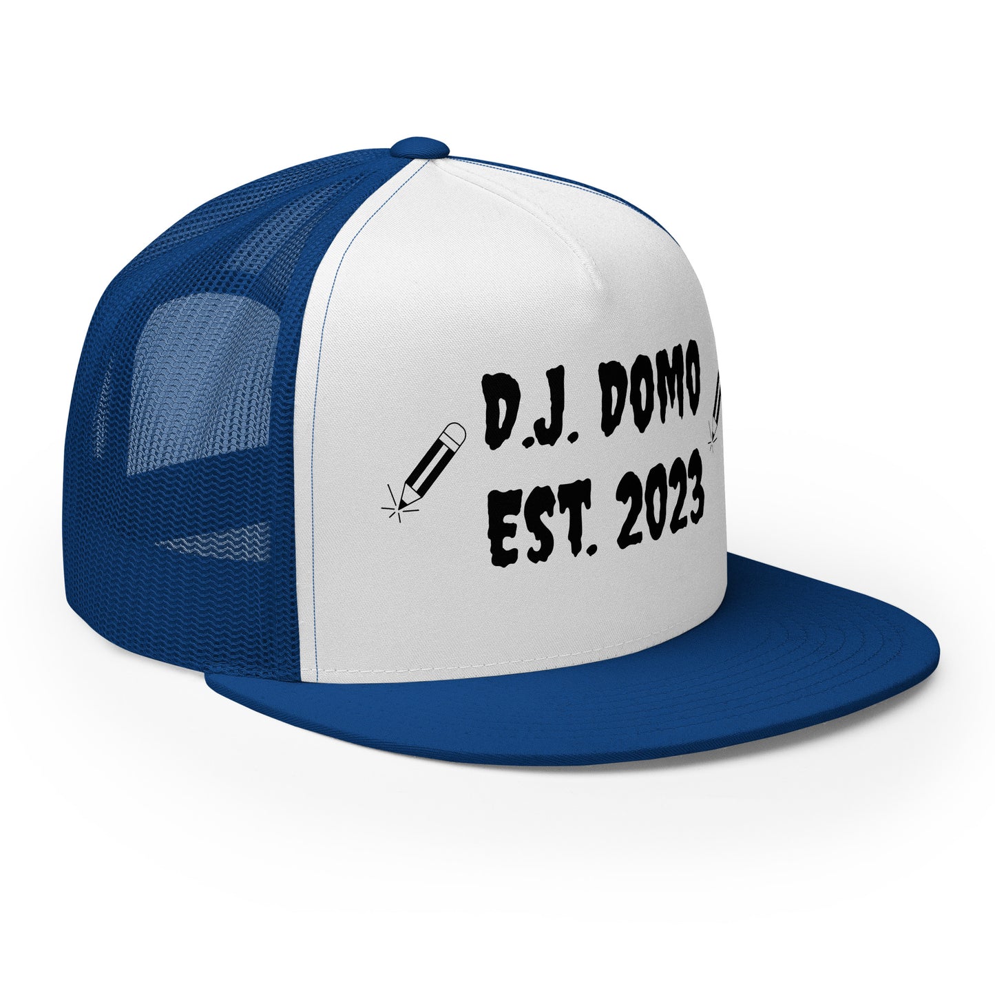 D.J. Domo "Writer" Trucker Cap Multi Color/Black