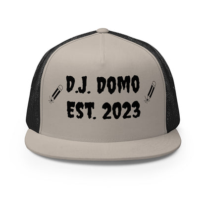 D.J. Domo "Writer" Trucker Cap Multi Color/Black