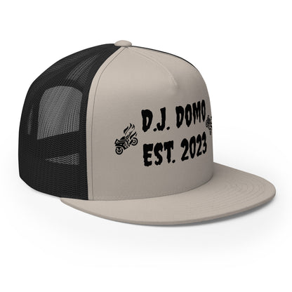 D.J. Domo "Biker" Trucker Cap Multi Color/Black