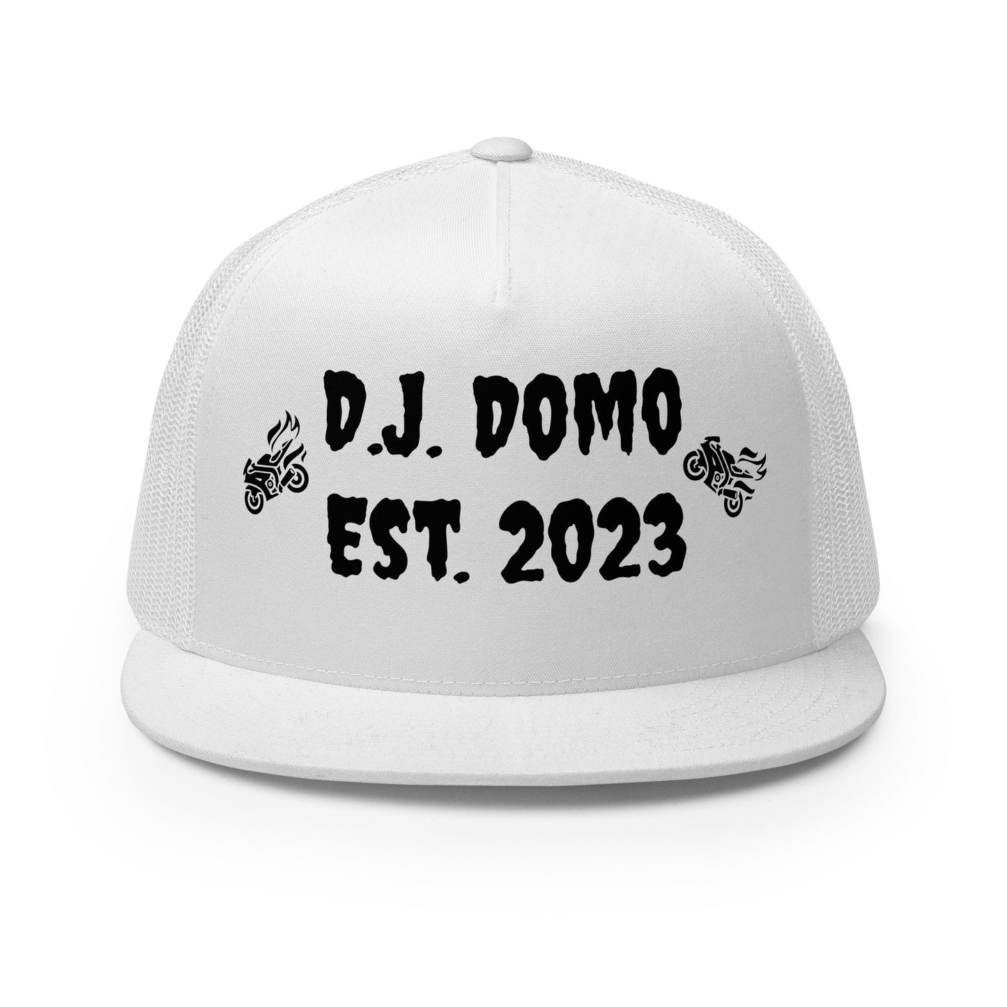 D.J. Domo "Biker" Trucker Cap Multi Color/Black