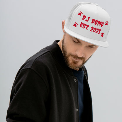 D.J. Domo "Dog Paws" Trucker Cap Multi Color/Red