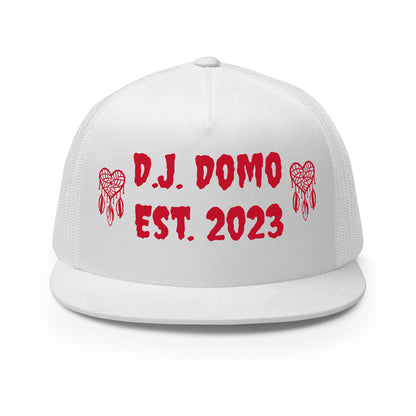 D.J. Domo "Heart Catchers" Trucker Cap Multi Color/Red