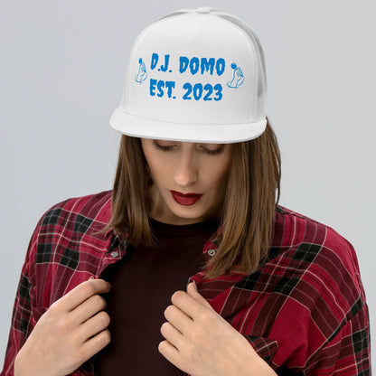 D.J. Domo "Mic" Trucker Cap Multi Color/Light Blue