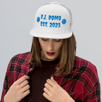 D.J. Domo "Basketball" Trucker Cap Multi Color/Light Blue