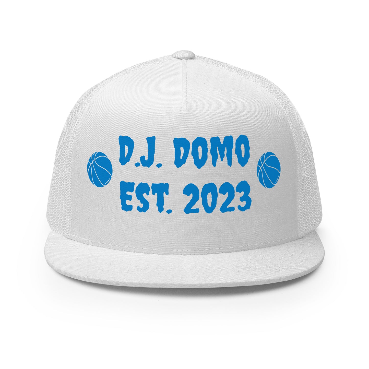 D.J. Domo "Basketball" Trucker Cap Multi Color/Light Blue