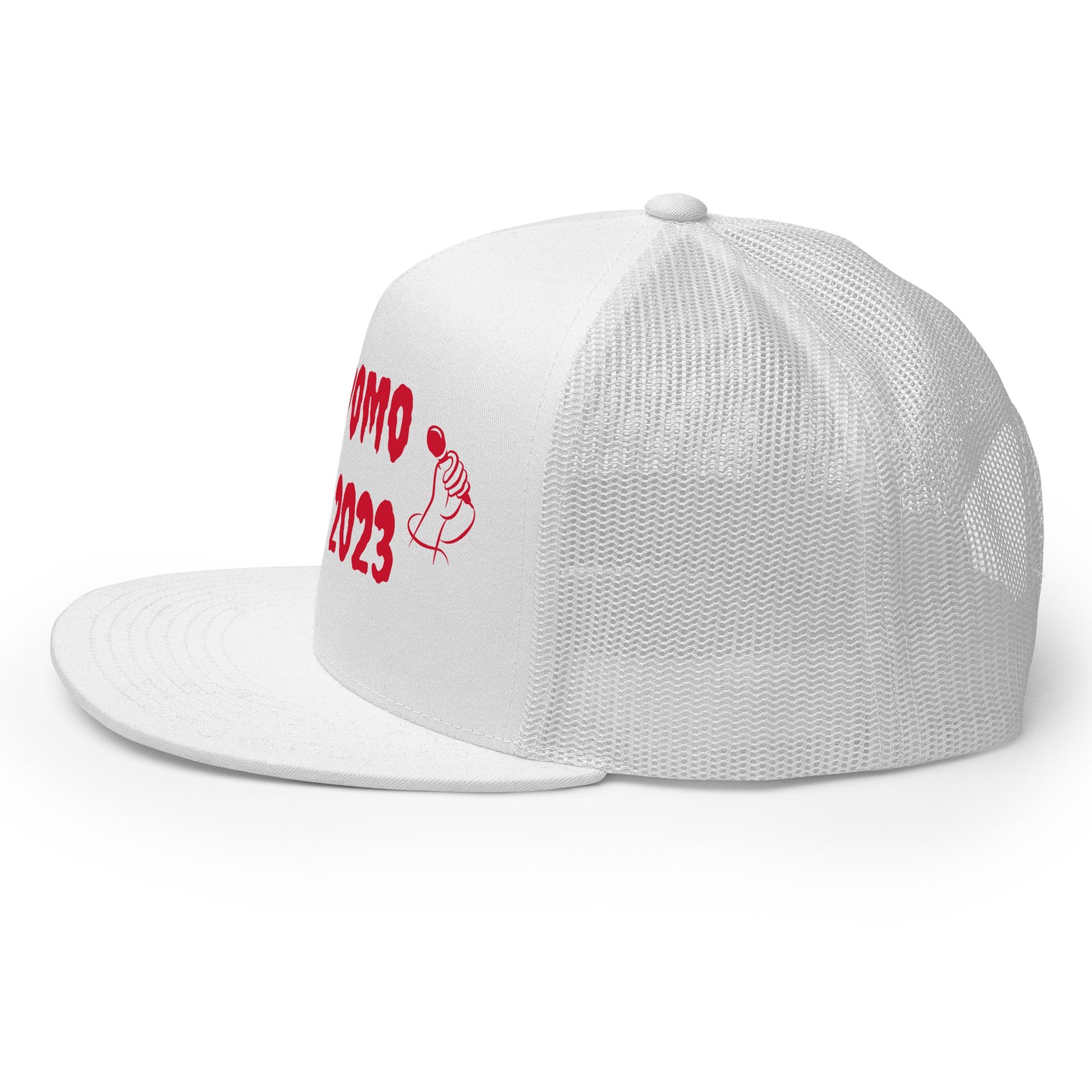 D.J. Domo "Mic" Trucker Cap Multi Color/Red