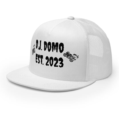 D.J. Domo "Biker" Trucker Cap Multi Color/Black