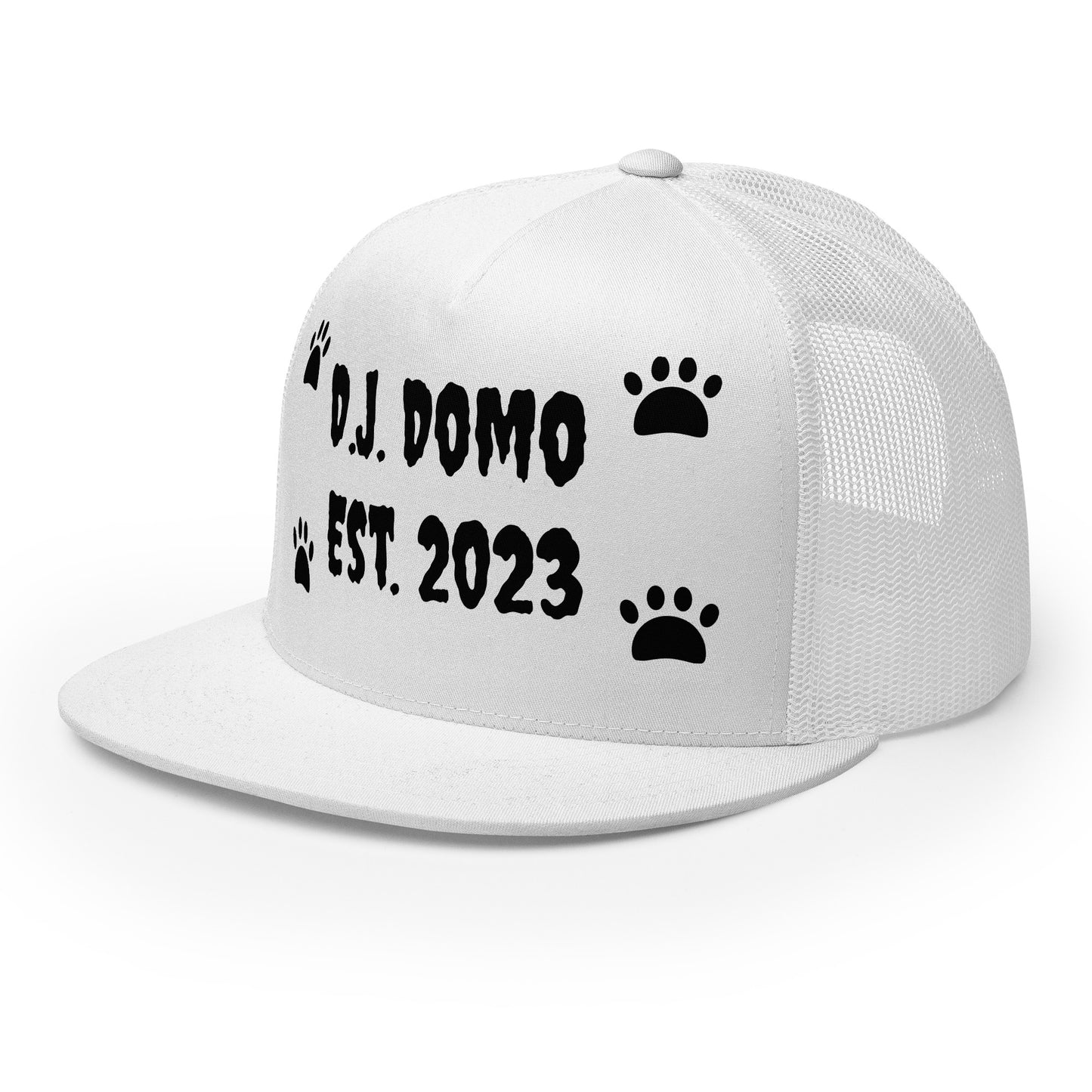 D.J. Domo "Dog Paws" Trucker Cap Multi Color/Black