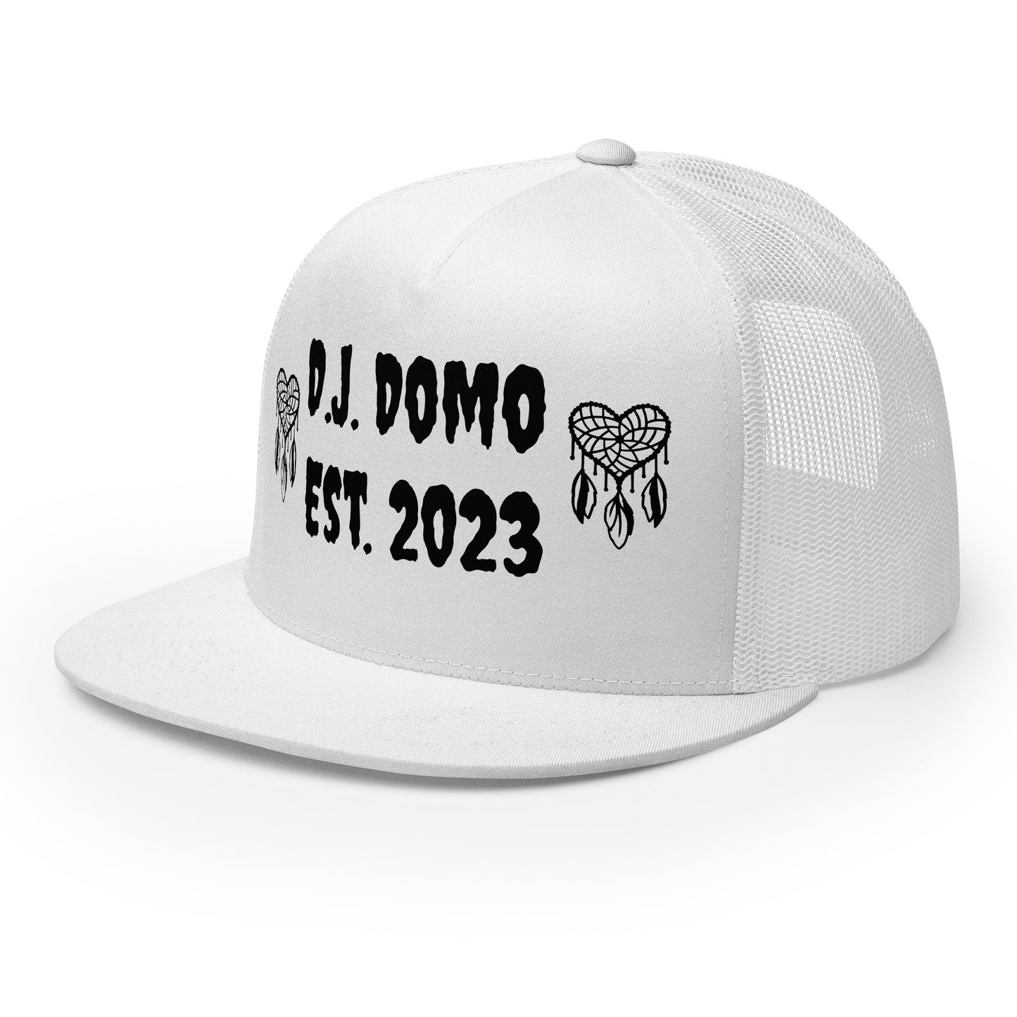 D.J. Domo "Heart Catchers" Trucker Cap Multi Color/Black