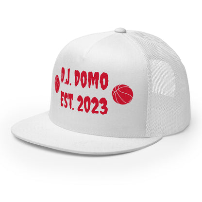 D.J. Domo "Basketball" Trucker Cap Multi Color/Red