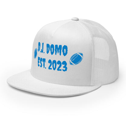 D.J. Domo "Football" Trucker Cap Multi Color/Light Blue