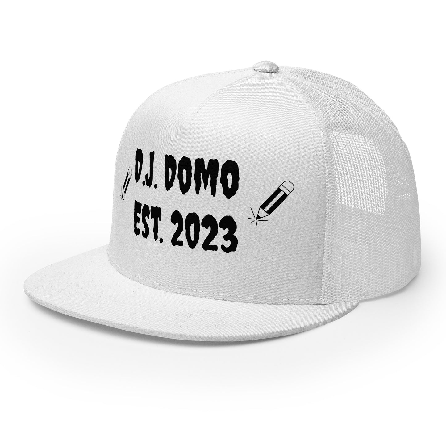 D.J. Domo "Writer" Trucker Cap Multi Color/Black