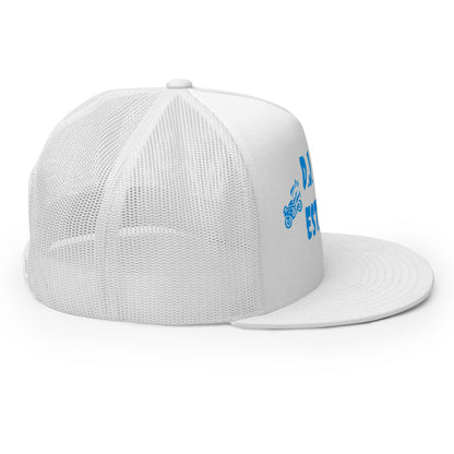 D.J. Domo "Biker" Trucker Cap Multi Color/Light Blue