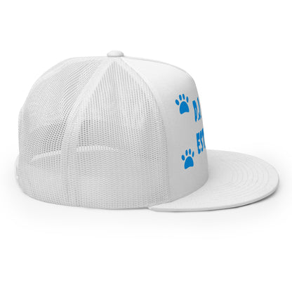 D.J. Domo "Dog Paws" Trucker Cap Multi Color/Light Blue