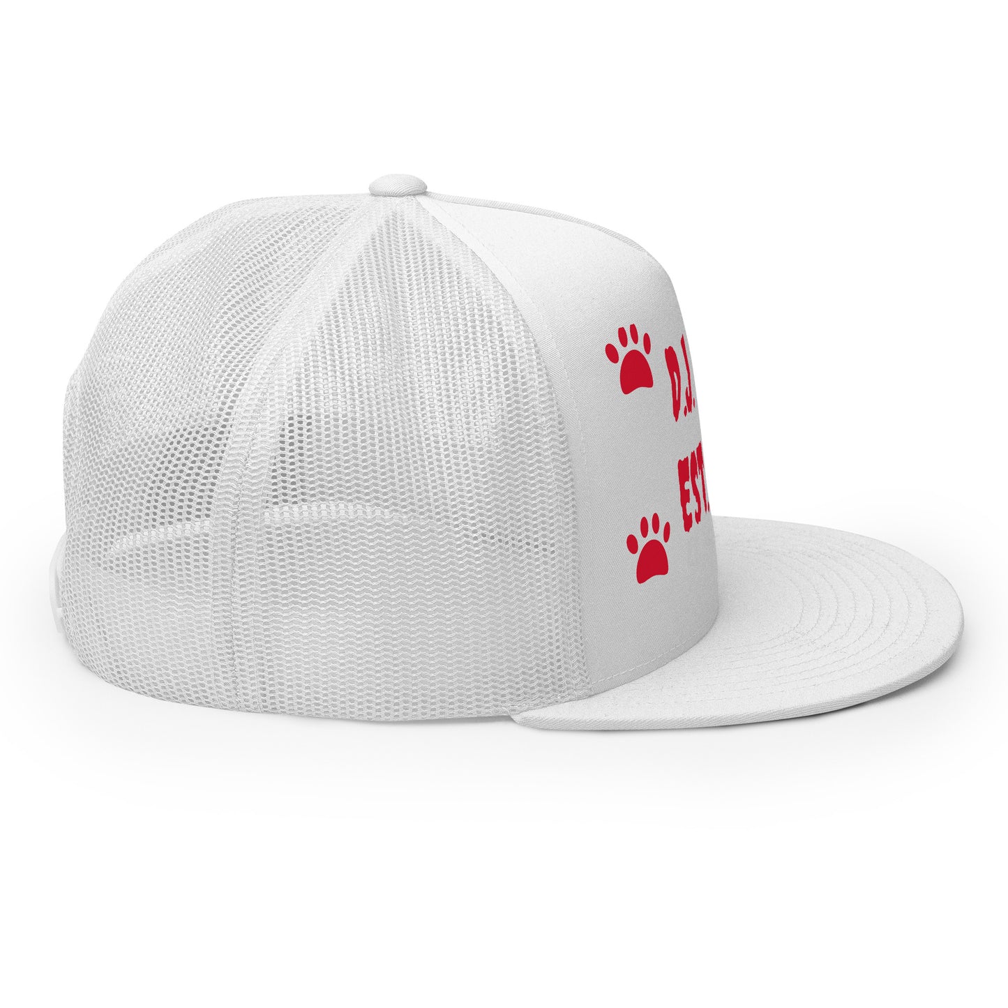 D.J. Domo "Dog Paws" Trucker Cap Multi Color/Red