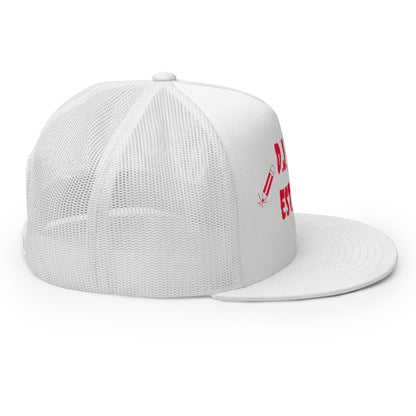 D.J. Domo "Writer" Trucker Cap Multi Color/Red