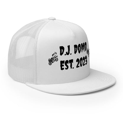 D.J. Domo "Biker" Trucker Cap Multi Color/Black