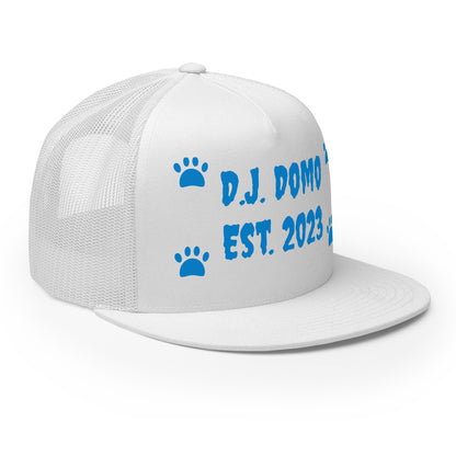 D.J. Domo "Dog Paws" Trucker Cap Multi Color/Light Blue