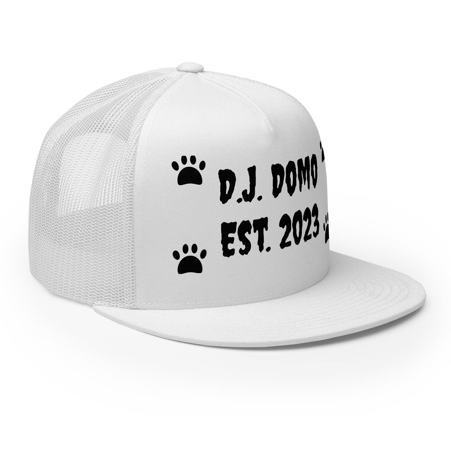 D.J. Domo "Dog Paws" Trucker Cap Multi Color/Black