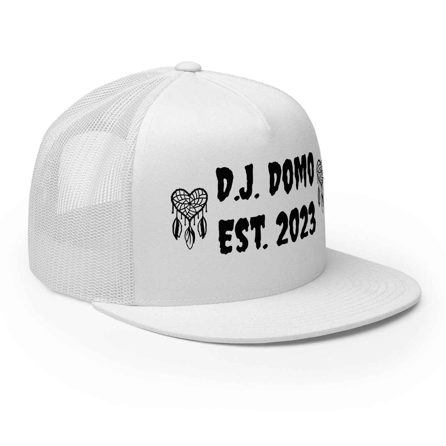 D.J. Domo "Heart Catchers" Trucker Cap Multi Color/Black