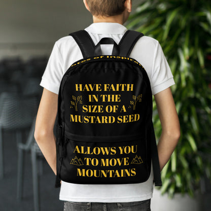 D.J. Domo DQOI Pt 1 "FAITH" Backpack Black/Gold