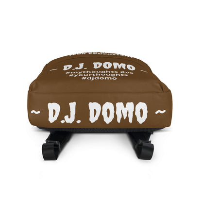 D.J. Domo DQOI Pt 1 "FEAR" Backpack Brown/White