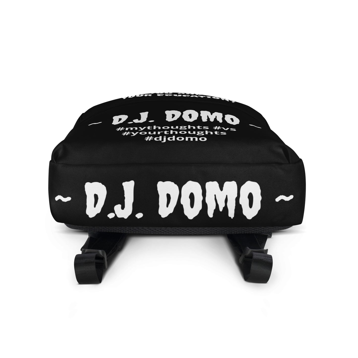 D.J. Domo DQOI Pt 1 "FEAR" Backpack Black/White