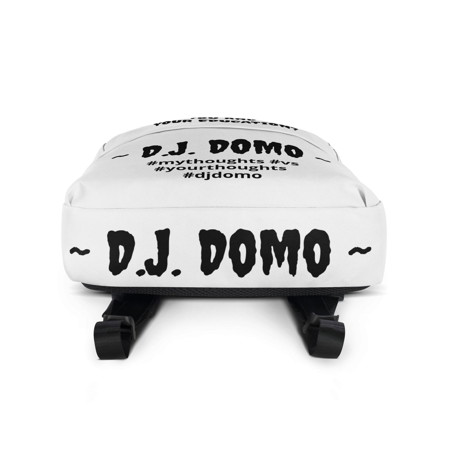 D.J. Domo DQOI Pt 1 "FEAR" Backpack White/Black