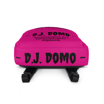 D.J. Domo DQOI Pt 1 "FEAR" Backpack Pink/Black