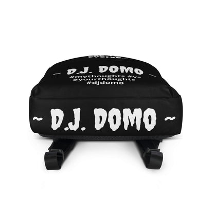 D.J. Domo DQOI Pt 1 "Book Objective" Backpack Black/White