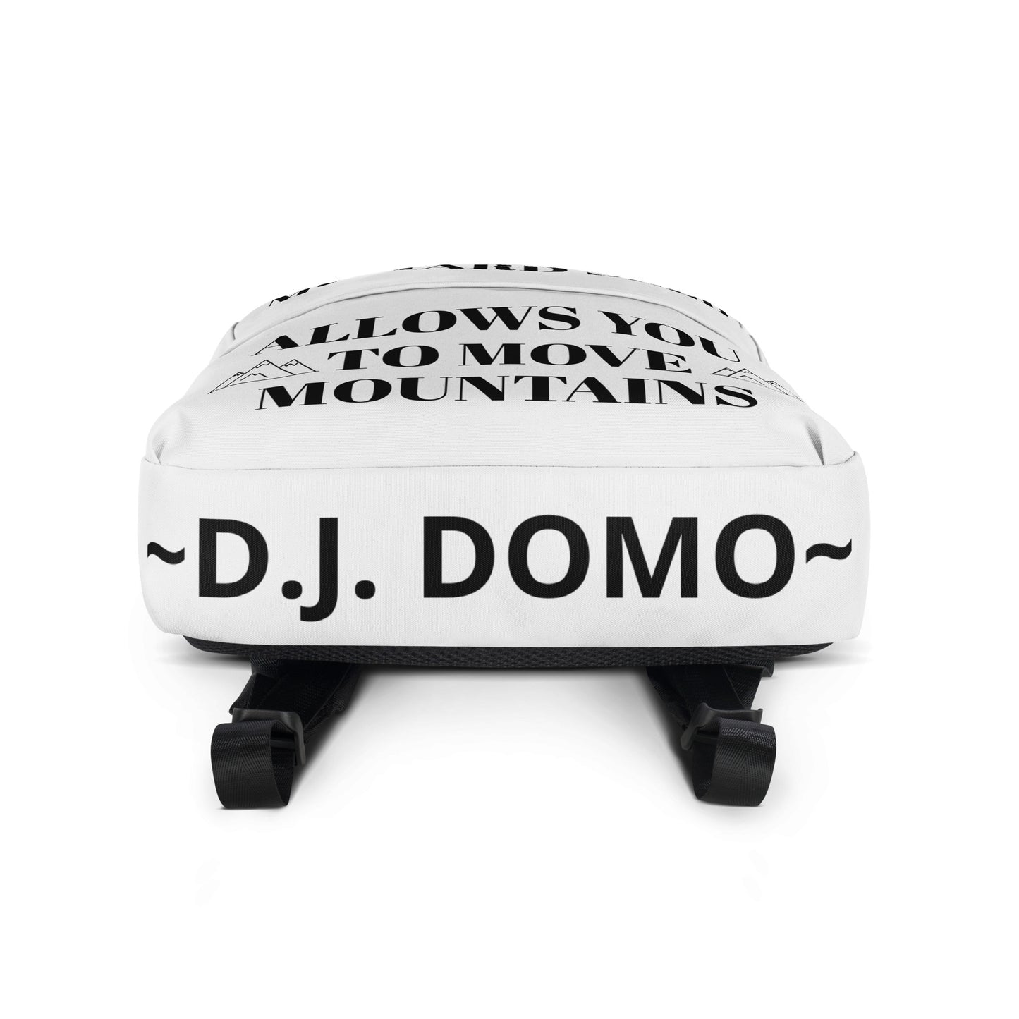 D.J. Domo DQOI Pt 1 "FAITH" Backpack White/Black