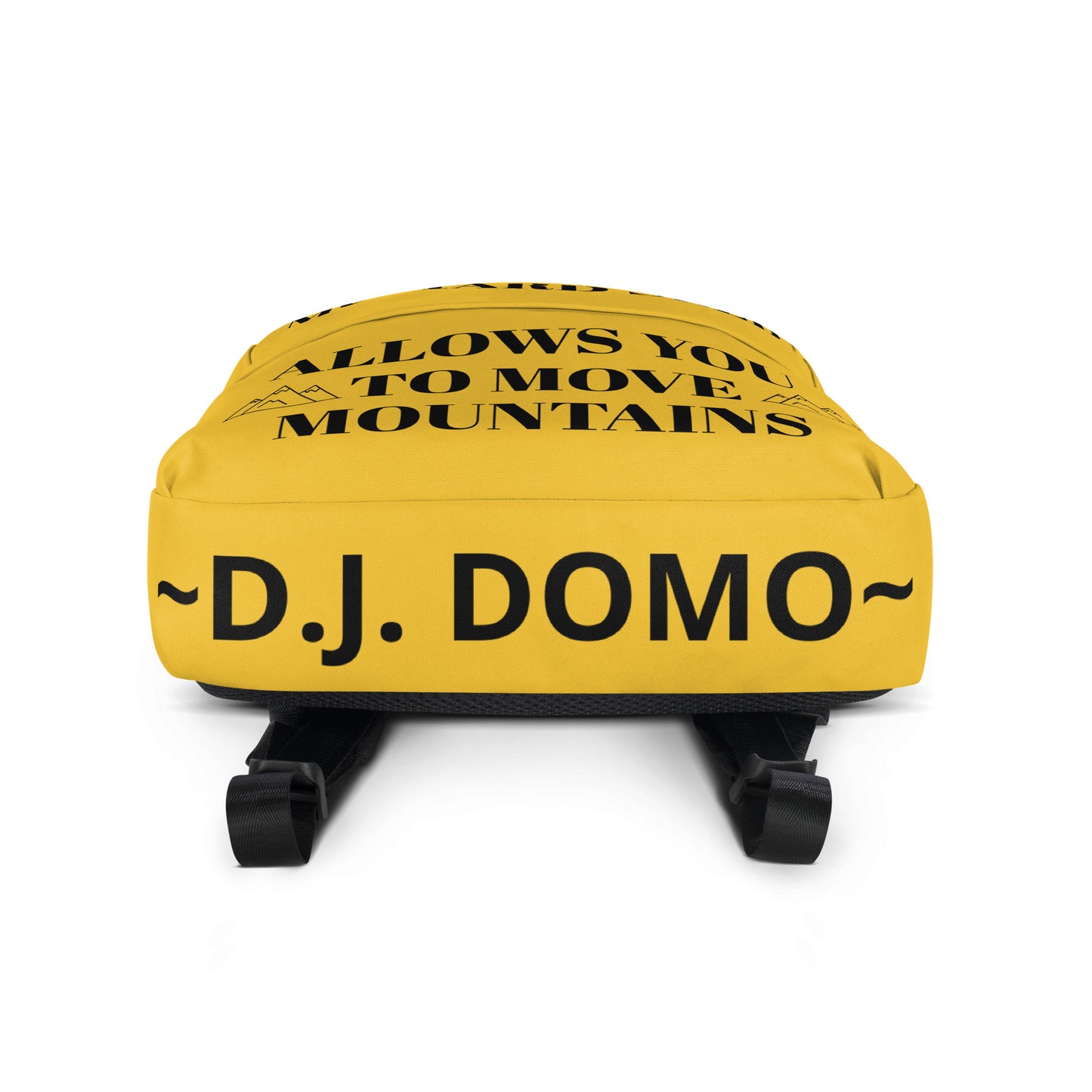 D.J. Domo DQOI Pt 1 "FAITH" Backpack Gold/Black