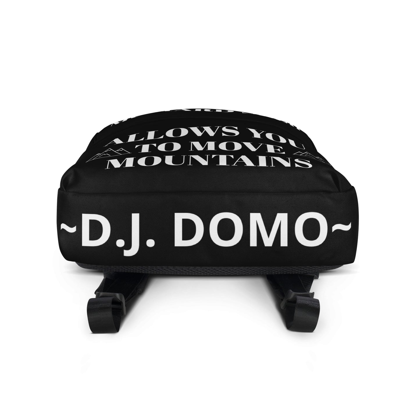 D.J. Domo DQOI Pt 1 "FAITH" Backpack Black/White