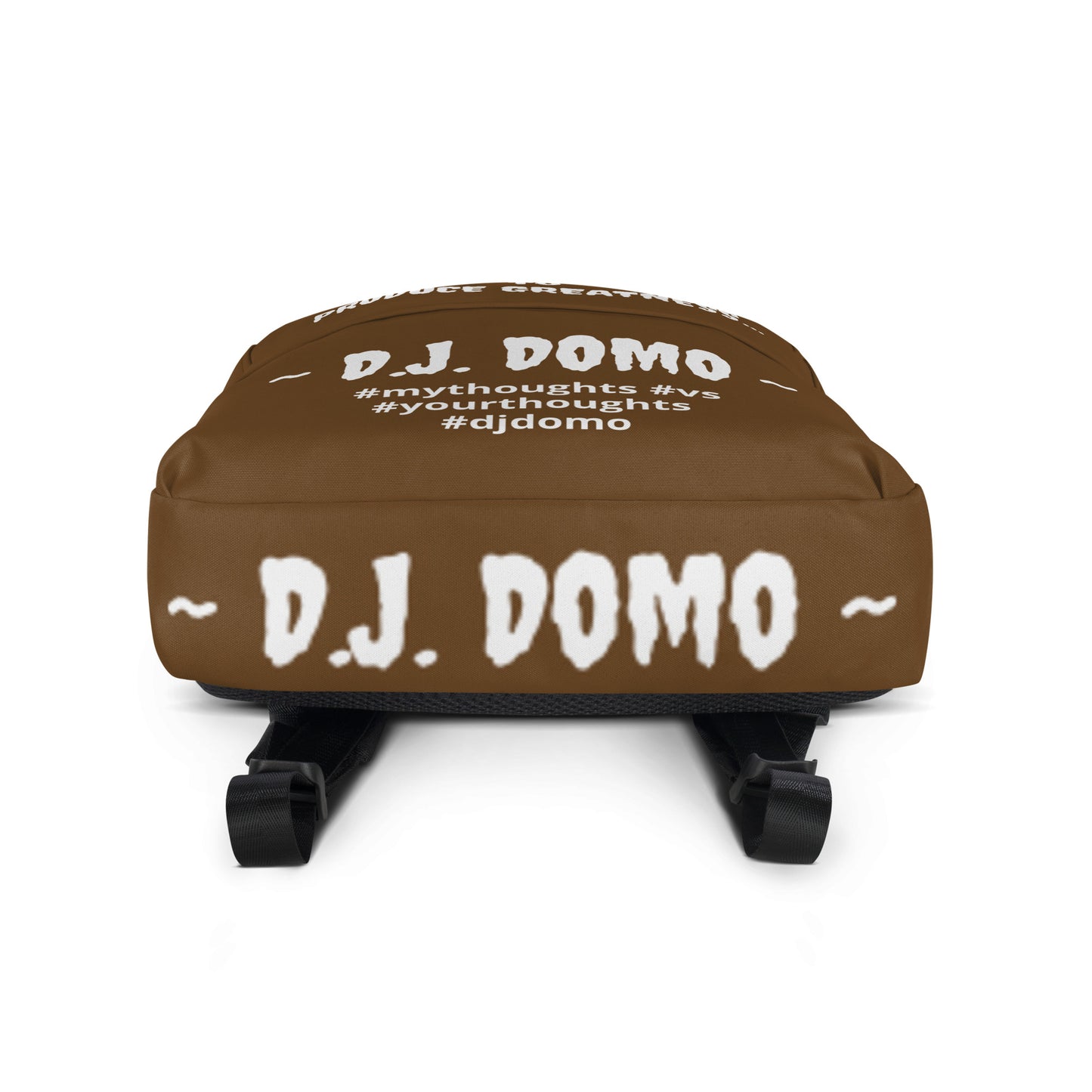 D.J. Domo DQOI Pt 1 "POTENTIAL" Backpack Brown/White