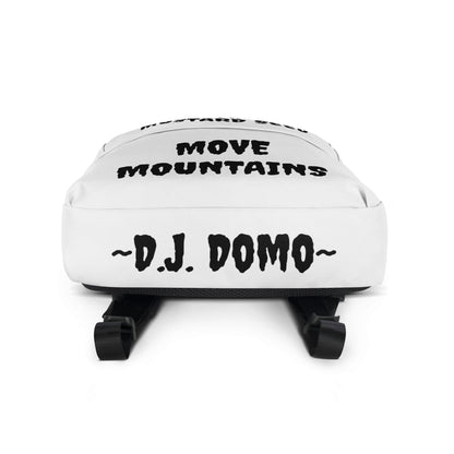 D.J. Domo "Move Mountain" Backpack White/Black