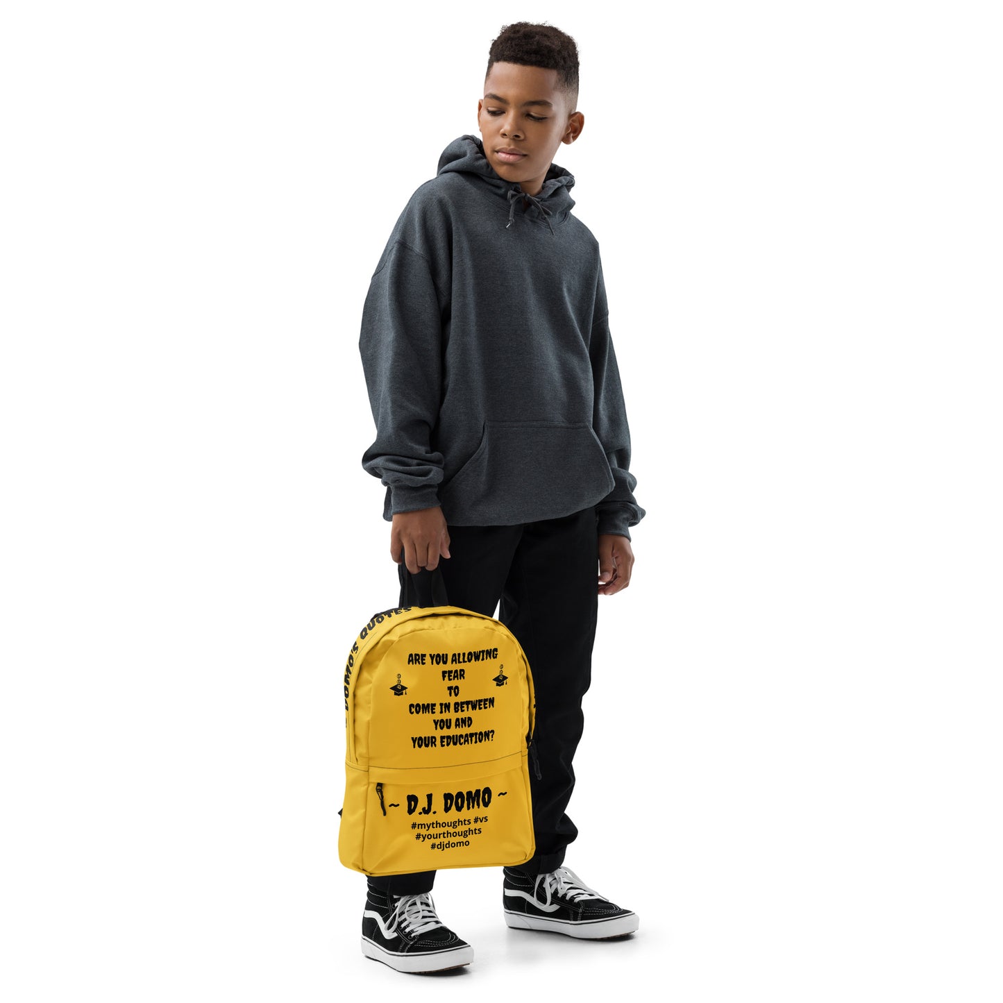 D.J. Domo DQOI Pt 1 "FEAR" Backpack Gold/Black