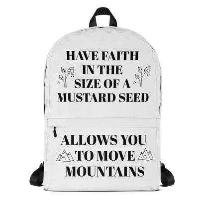 D.J. Domo DQOI Pt 1 "FAITH" Backpack White/Black