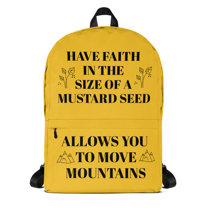 D.J. Domo DQOI Pt 1 "FAITH" Backpack Gold/Black