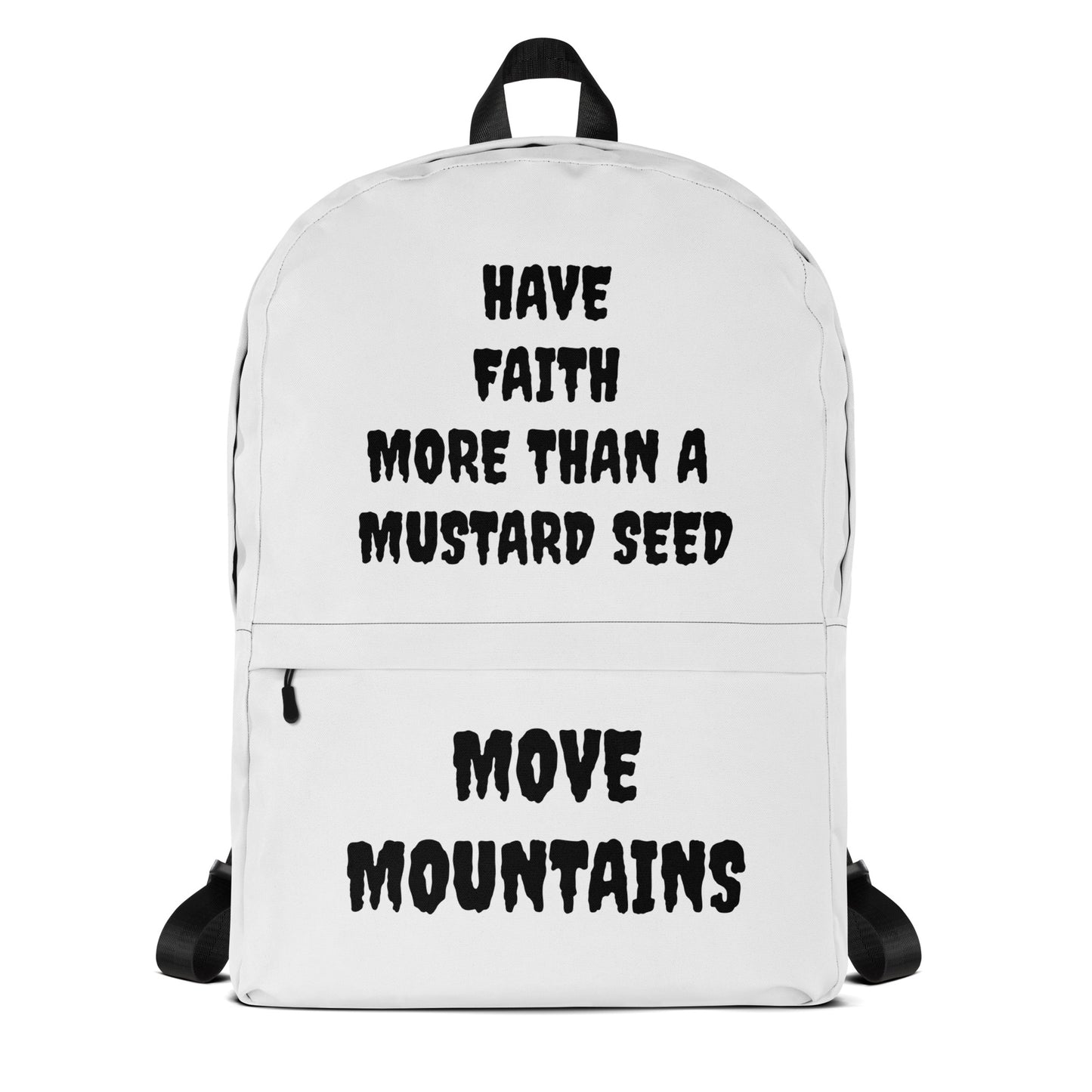 D.J. Domo "Move Mountain" Backpack White/Black