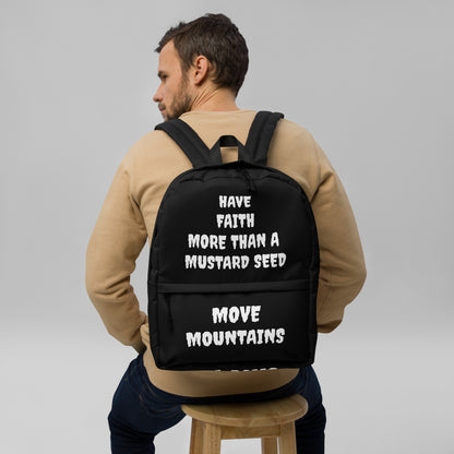 D.J. Domo "Move Mountain" Backpack Black/White