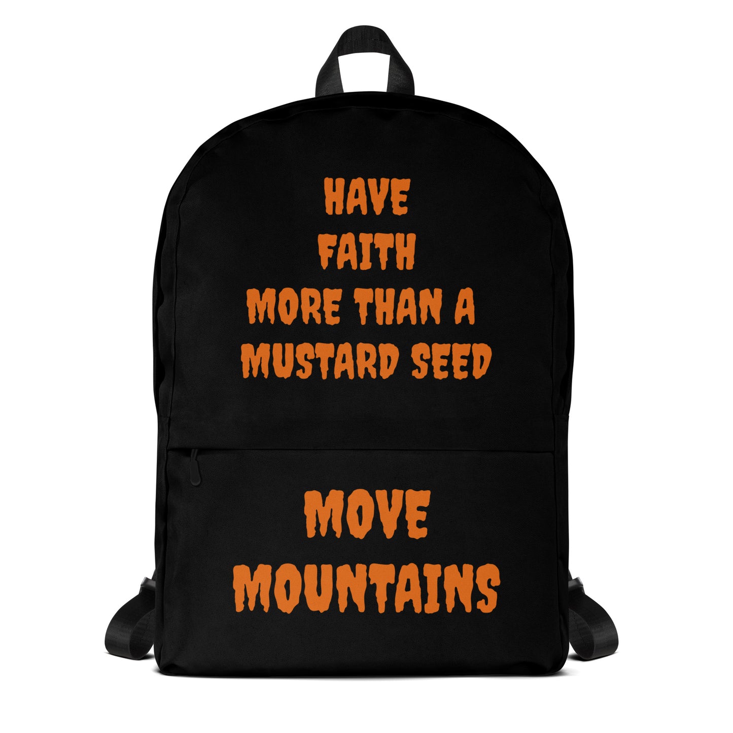 D.J. Domo "Move Mountain" Backpack Black/Rust Orange