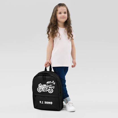 D.J. Domo Biker Backpack Black/White