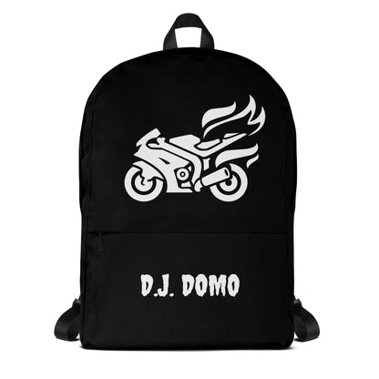 D.J. Domo Biker Backpack Black/White