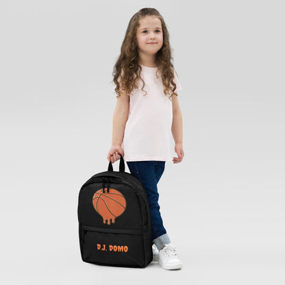 D.J. Domo Melting Basketball Backpack Black/Orange