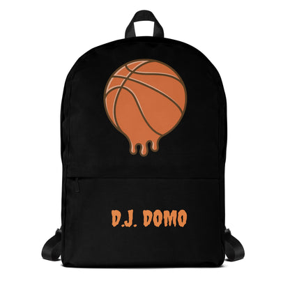 D.J. Domo Melting Basketball Backpack Black/Orange