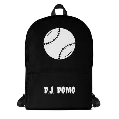 D.J. Domo Baseball Backpack Black/White