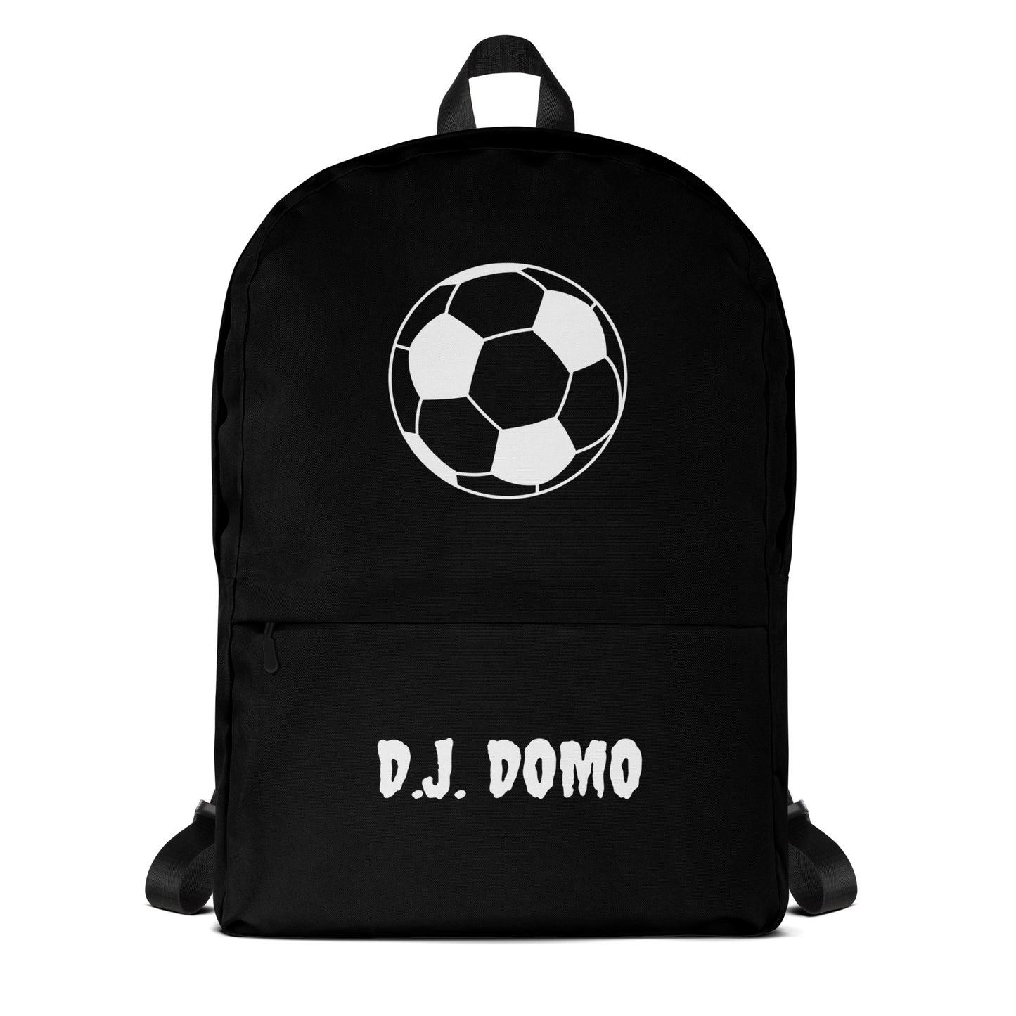 D.J. Domo Soccer Backpack Black/White