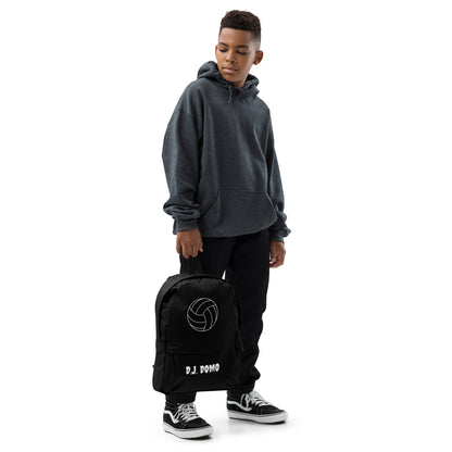 D.J. Domo Volleyball Backpack Black/White